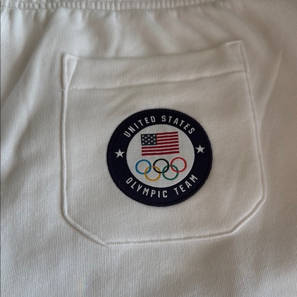 White Womens Bottoms with US Print - Picture 5 of 5